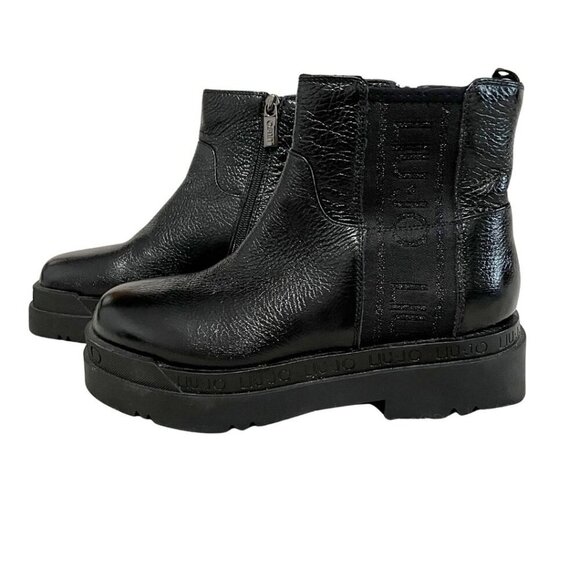 LIU JO BOTTINES LOVE 11 BOOTIE IN BLACK STYLE SF1059 PX108 - 39 - Picture 1 of 14
